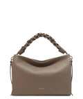 Sac Boheme Medium en cuir Double avec poignée tressée