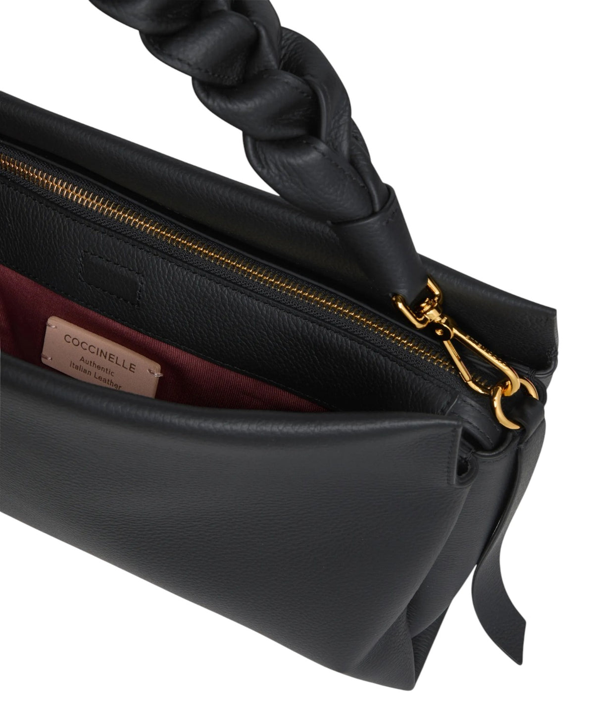 Coccinelle Boheme Medium - Sac à bandoulière double en cuir