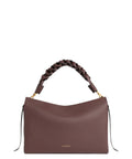 Sac Boheme Medium en cuir Double avec poignée tressée