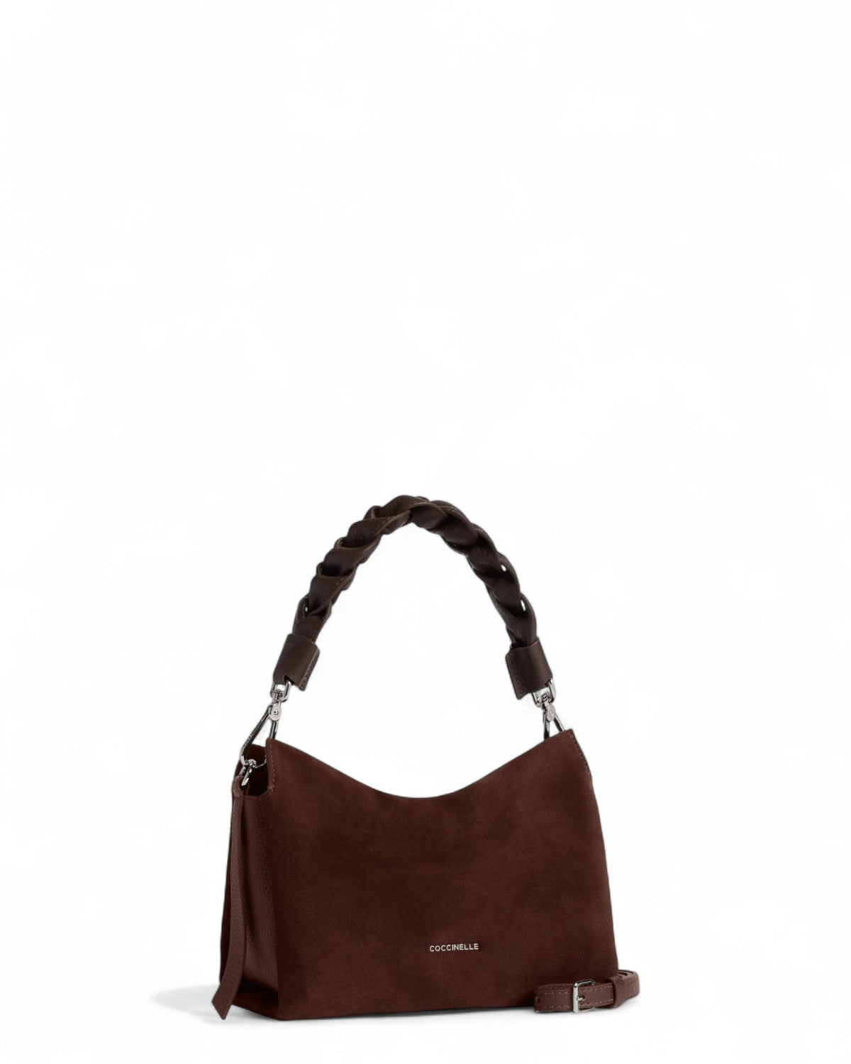 Borsa Boheme Suede Bimaterial Small-Coccinelle-Borse a spalla-Vittorio Citro Boutique
