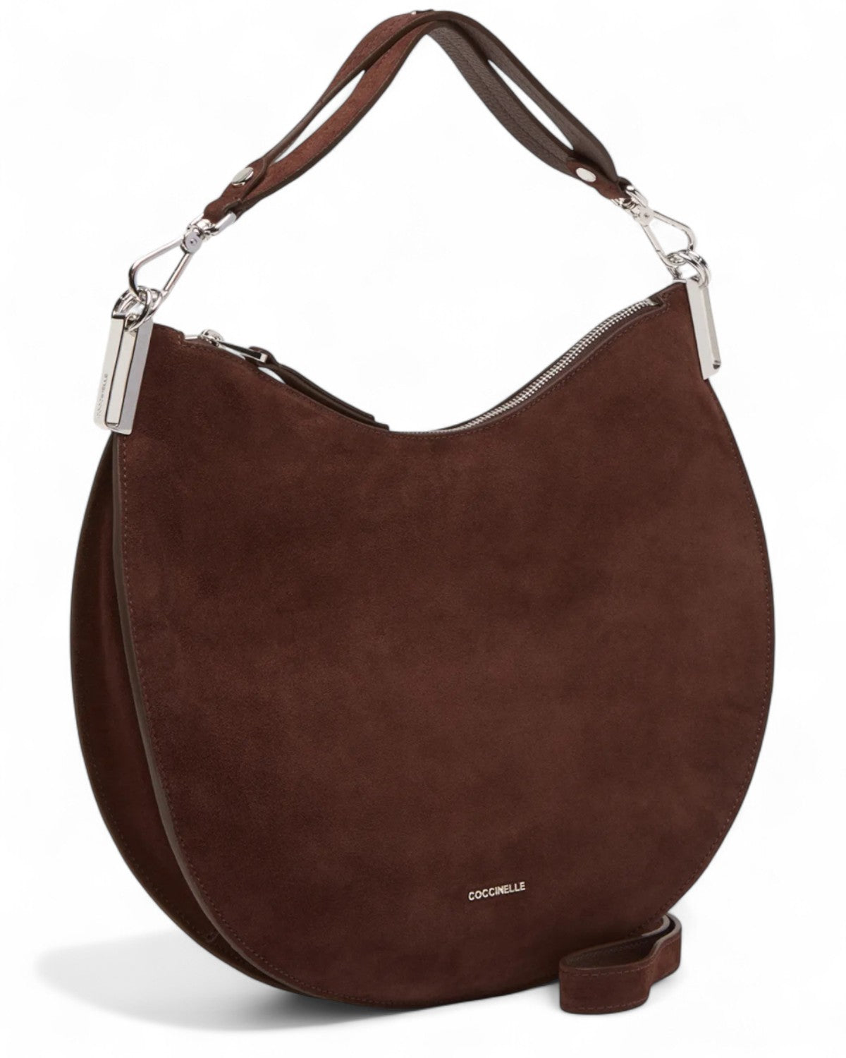 Borsa Sunup Suede Medium Camoscio con Tracolla-Coccinelle-Borse a spalla-Vittorio Citro Boutique