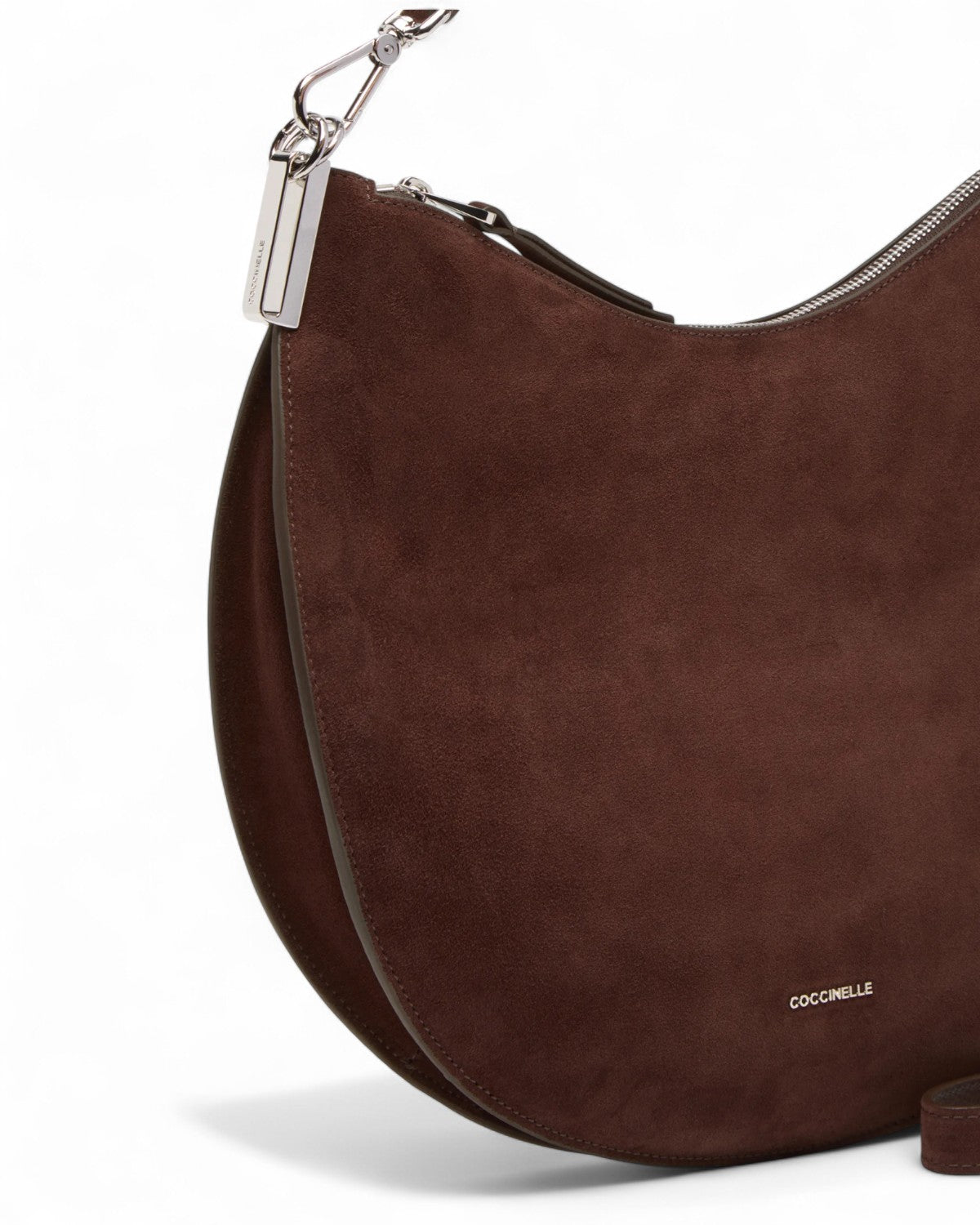 Borsa Sunup Suede Medium Camoscio con Tracolla-Coccinelle-Borse a spalla-Vittorio Citro Boutique