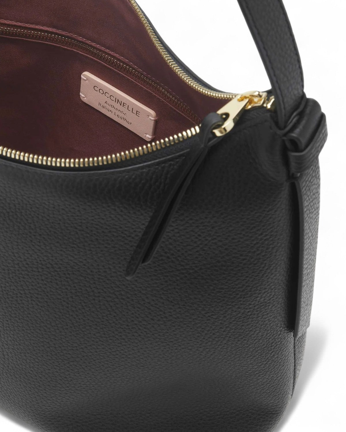 Borsa Malory Small in Pelle con Grana-Coccinelle-Borse a spalla-Vittorio Citro Boutique