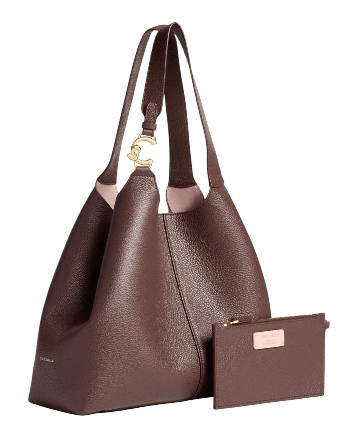 Coccinelle C-Easy Large en cuir grainé