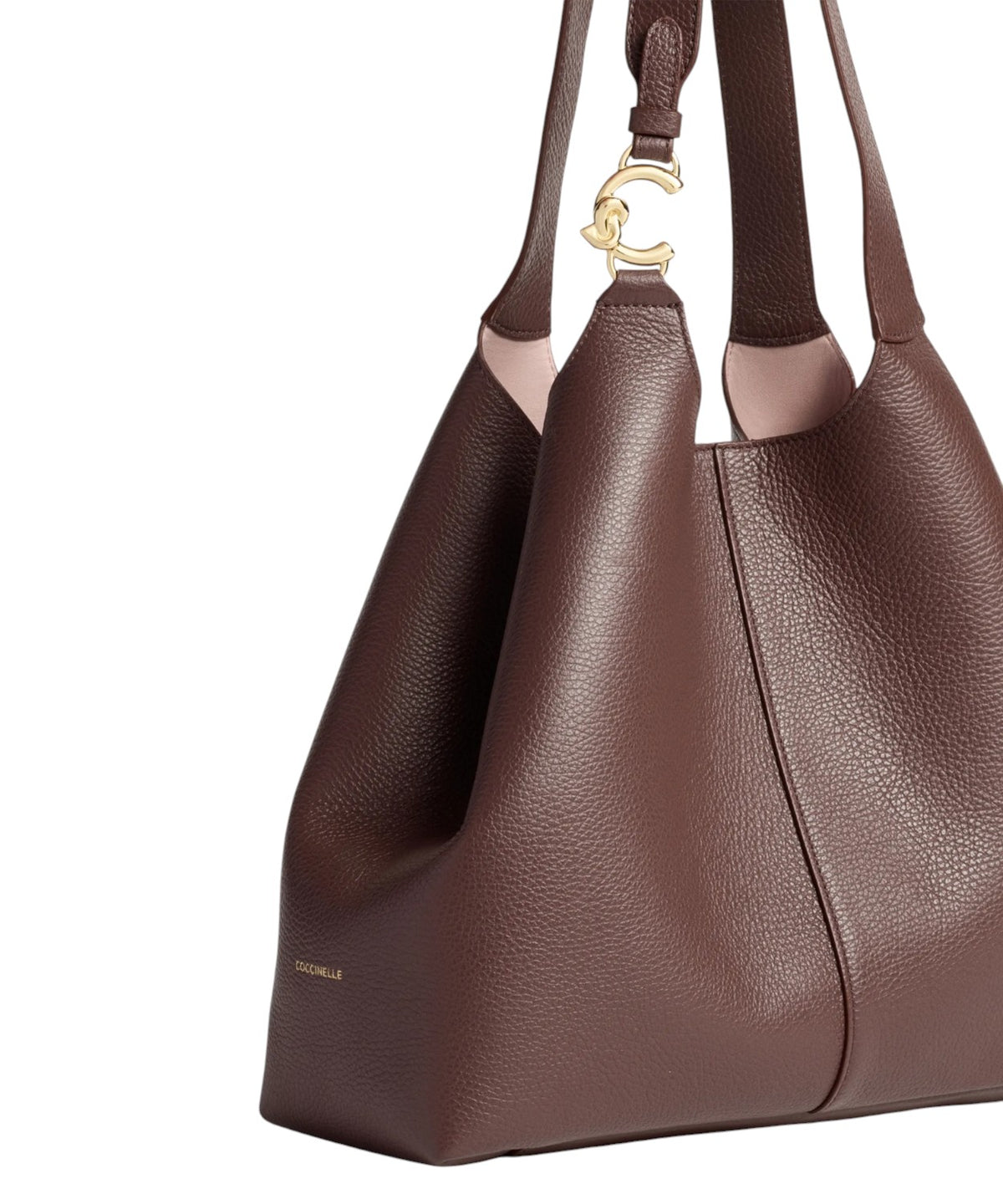 Coccinelle C-Easy Large en cuir grainé