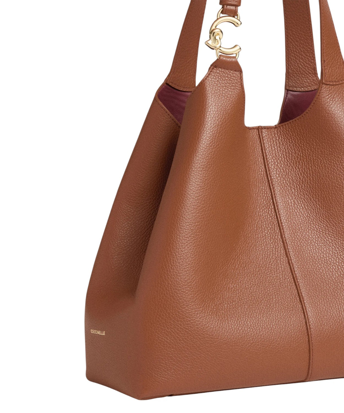 Coccinelle C-Easy Large en cuir grainé