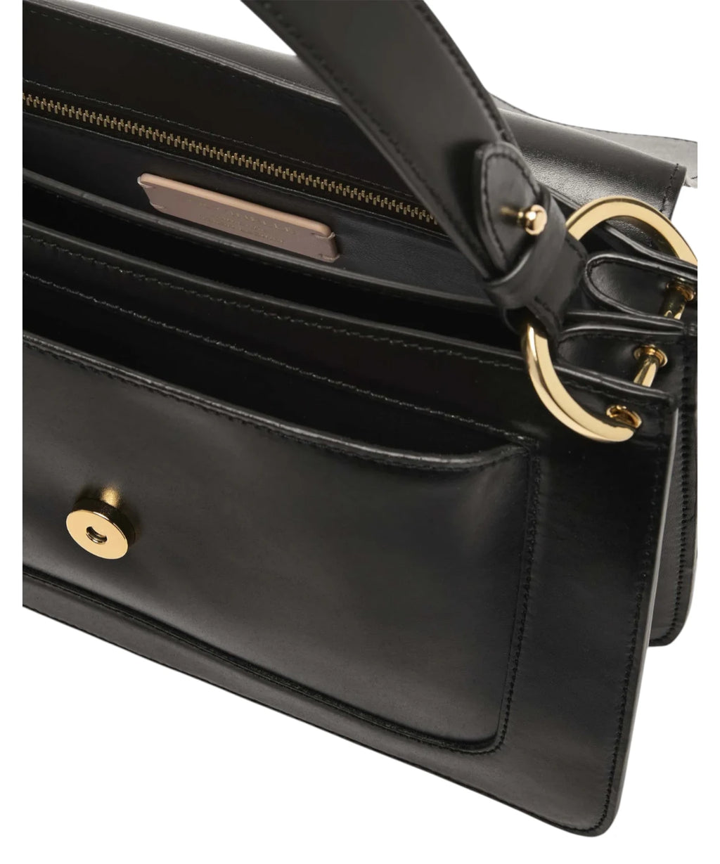 Sac Coccinelle C-Me Medium en cuir lisse avec bandoulière