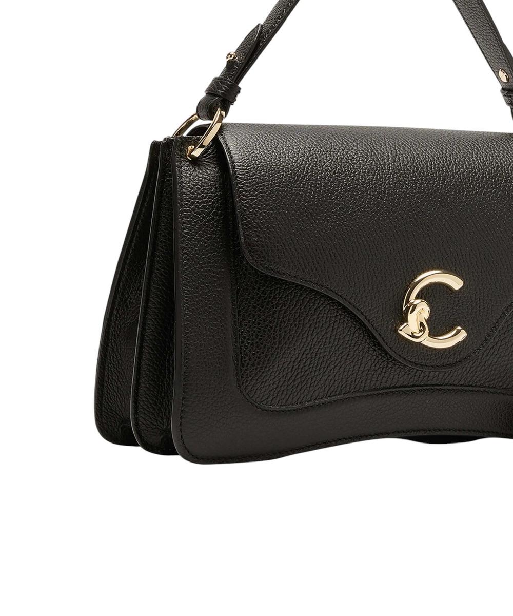 Borsa C-Me Medium in Pelle con Logo Coccinelle-Coccinelle-Borse a mano-Vittorio Citro Boutique