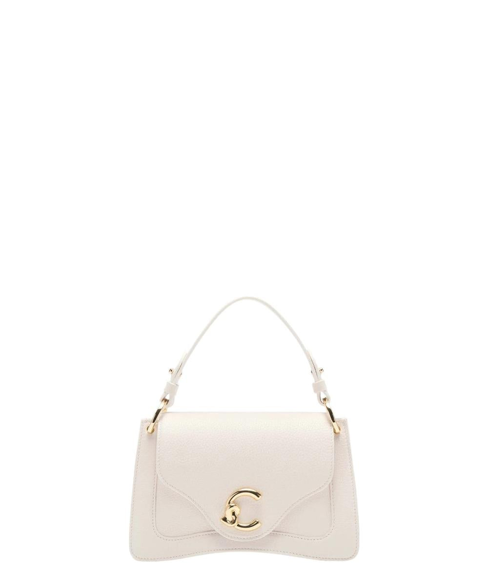 Borsa C-Me Small in Pelle con Logo Coccinelle-Coccinelle-Borse a mano-Vittorio Citro Boutique