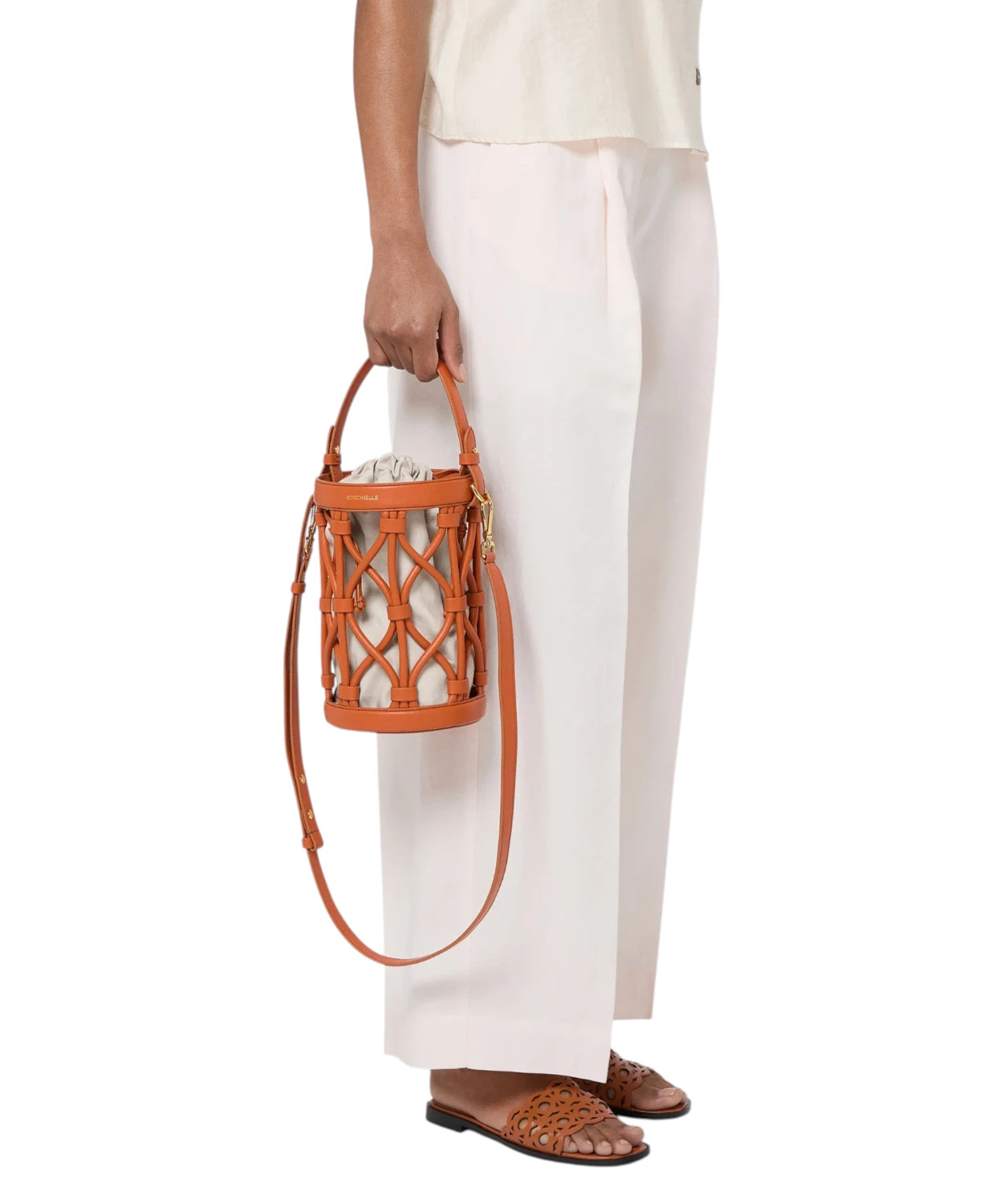 Borsa Coccinelle Koi Small in Pelle con Tracolla