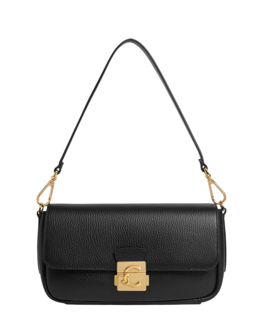 Coccinelle C-Me Lock Medium en cuir avec bandoulière