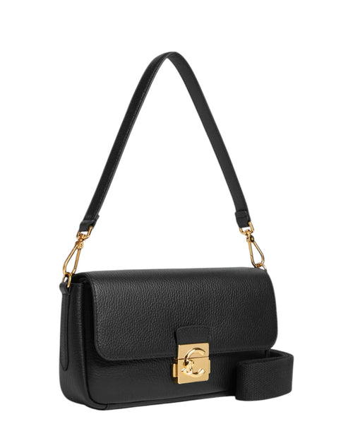 Coccinelle C-Me Lock Medium en cuir avec bandoulière