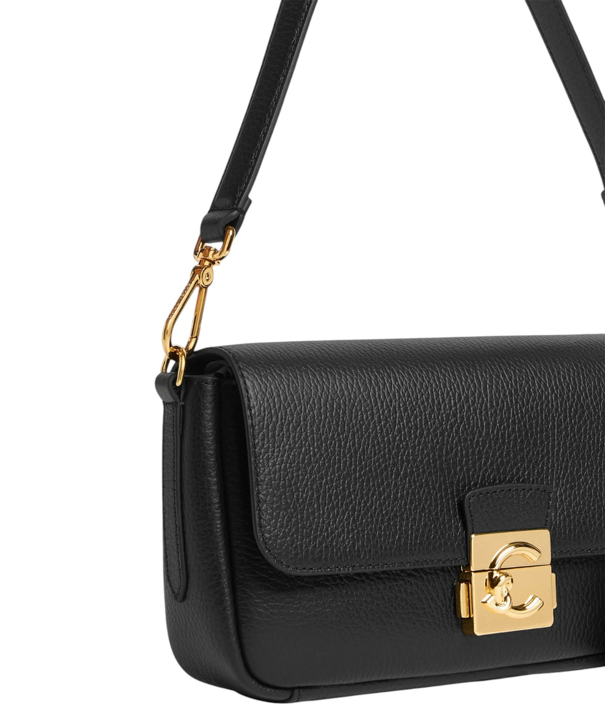 Coccinelle C-Me Lock Medium en cuir avec bandoulière