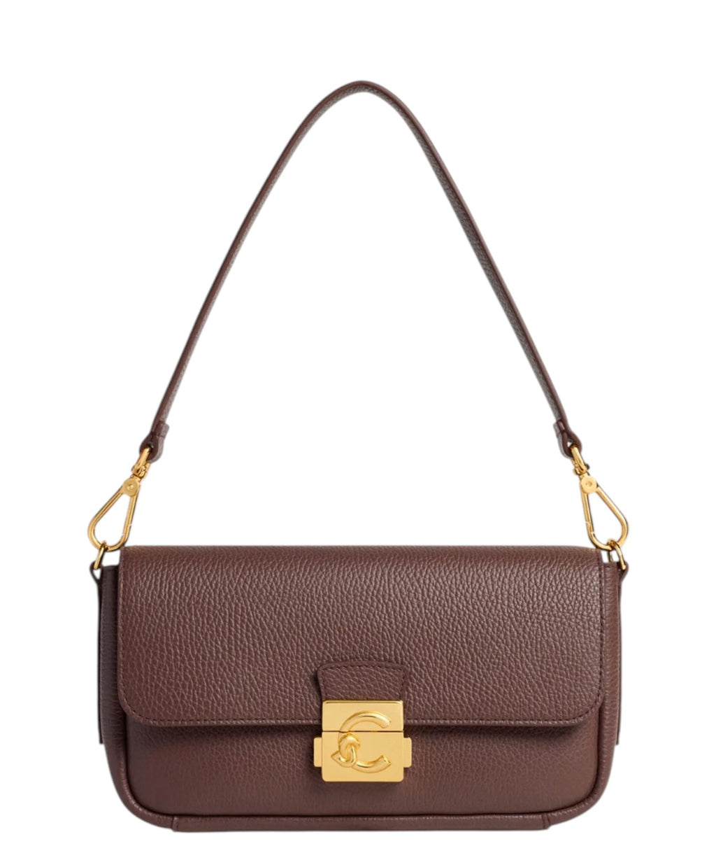 Coccinelle C-Me Lock Medium en cuir avec bandoulière
