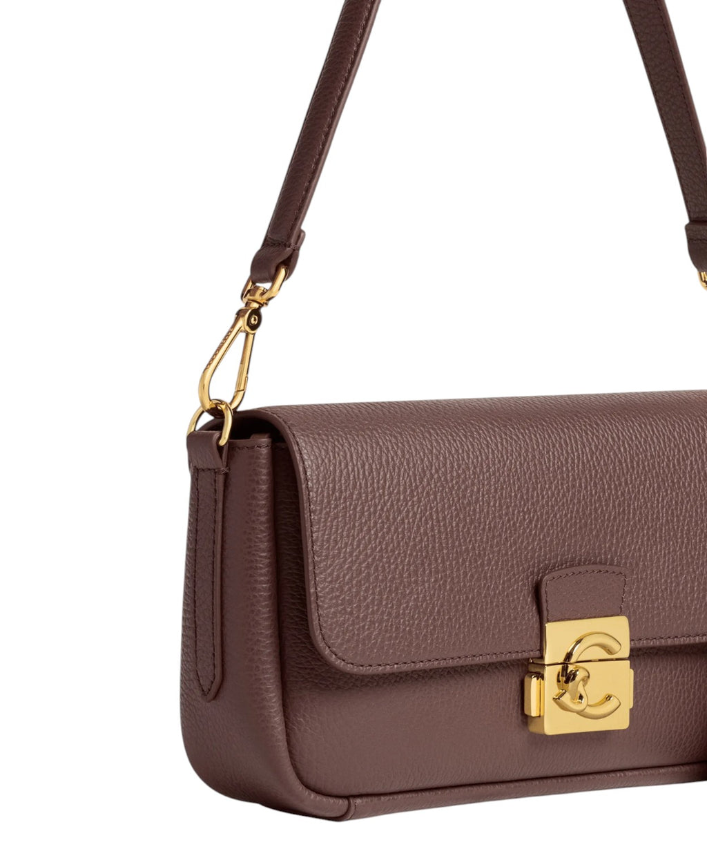 Coccinelle C-Me Lock Medium en cuir avec bandoulière