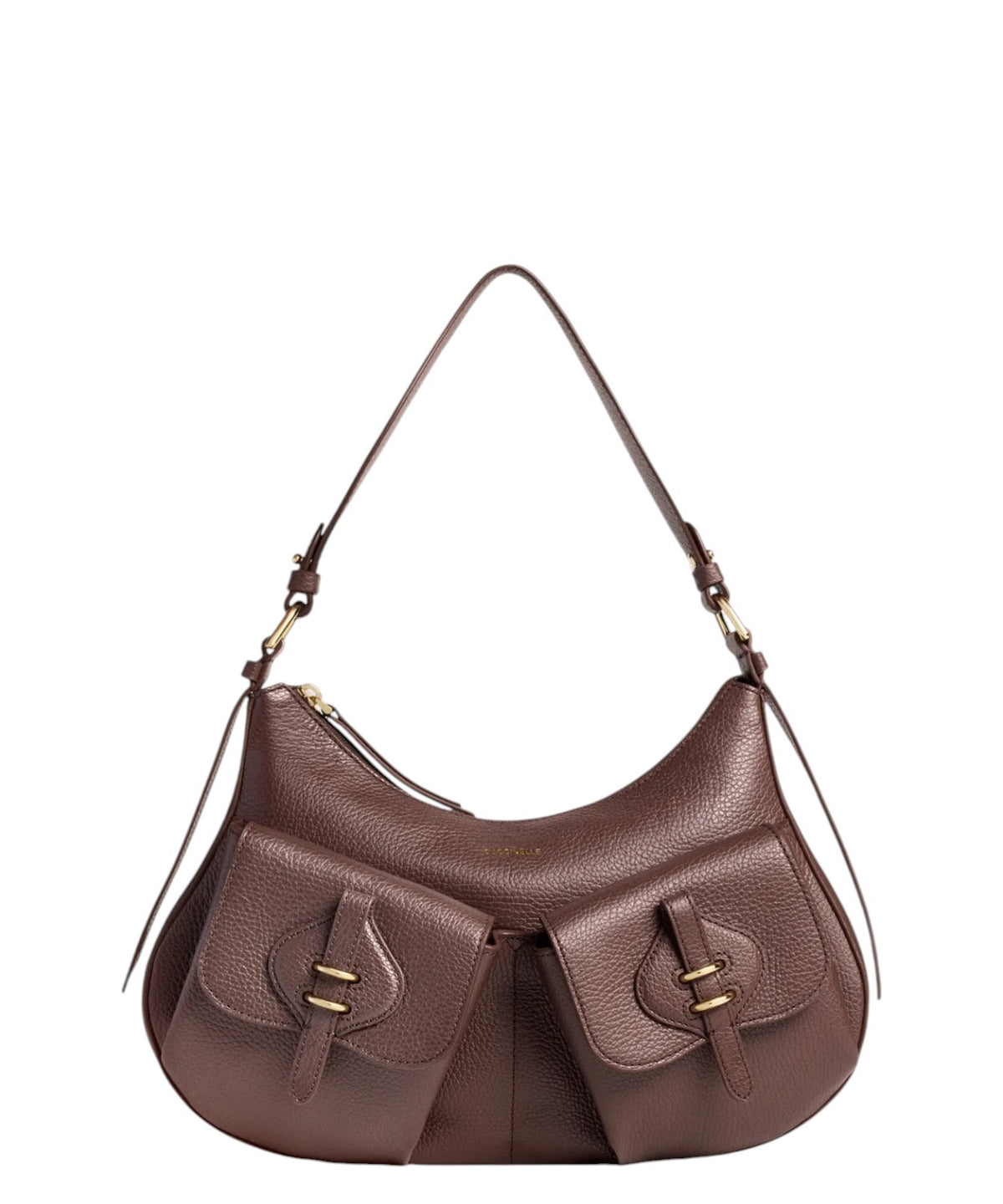 Coccinelle Mavery Pocket Medium en cuir avec poches avant