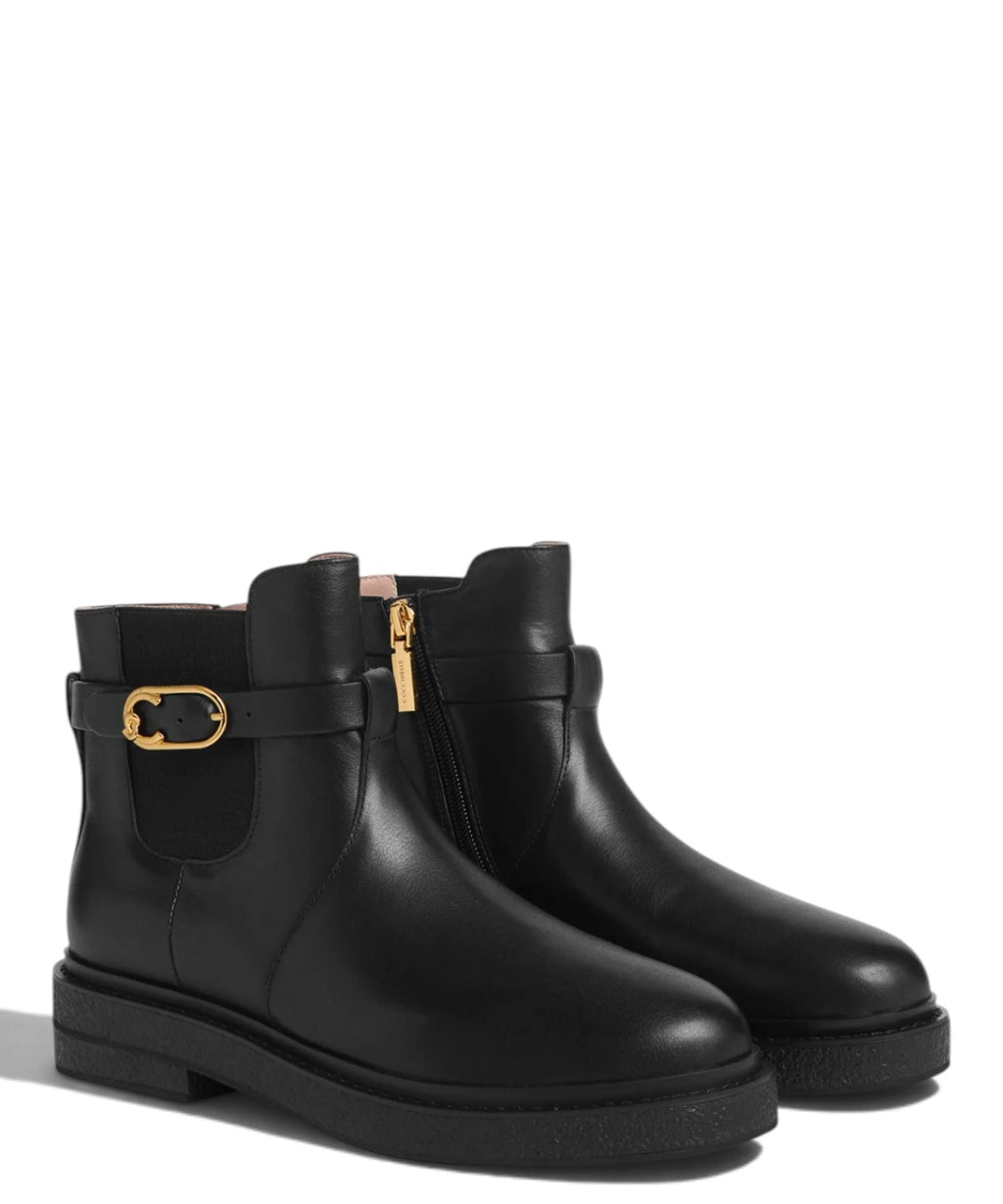 Bottines Coccinelle C-Saddle en cuir avec bride