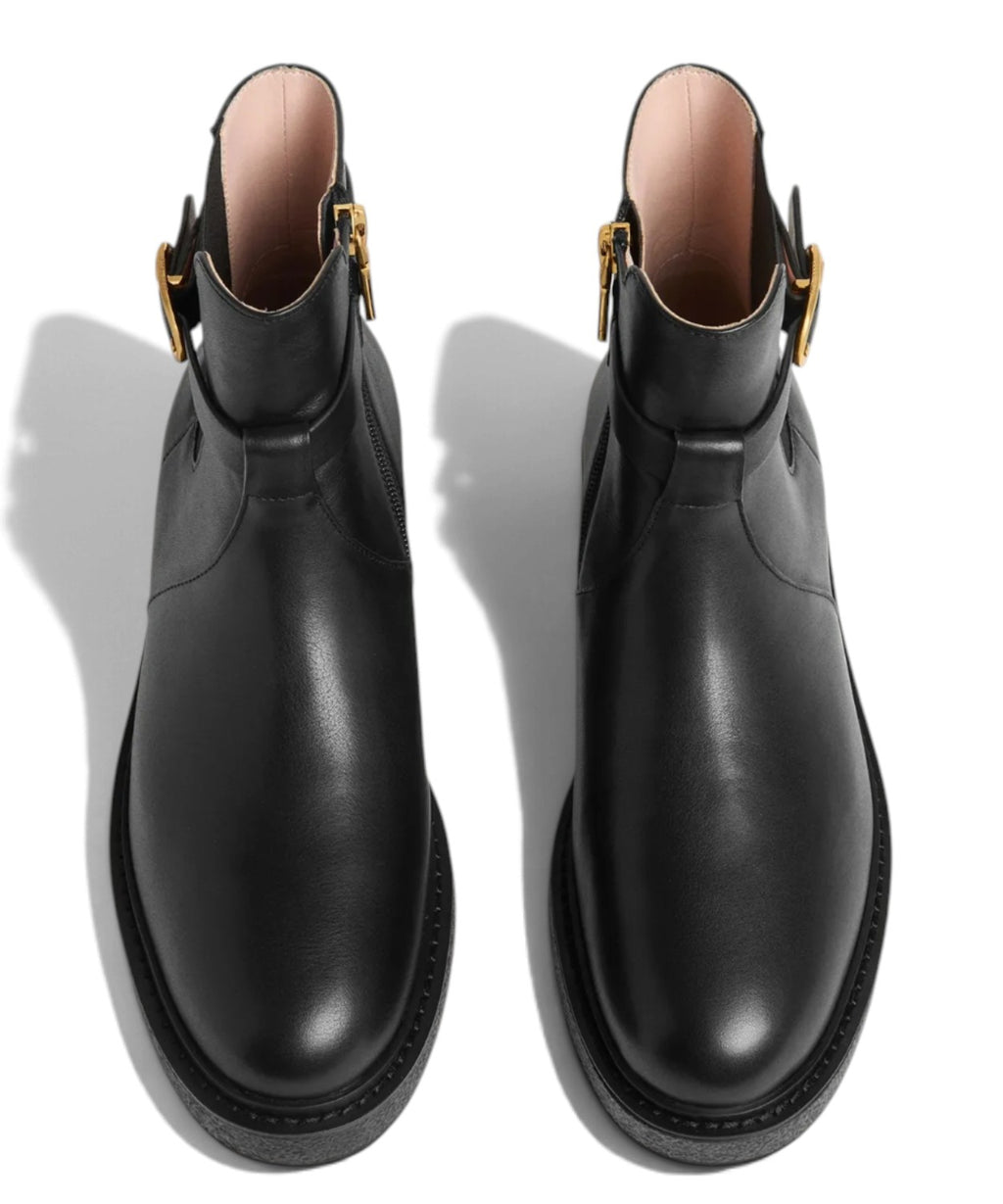 Bottines Coccinelle C-Saddle en cuir avec bride