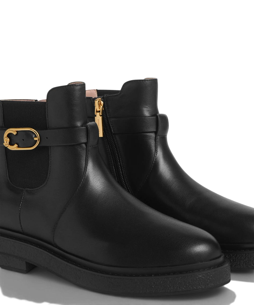Bottines Coccinelle C-Saddle en cuir avec bride