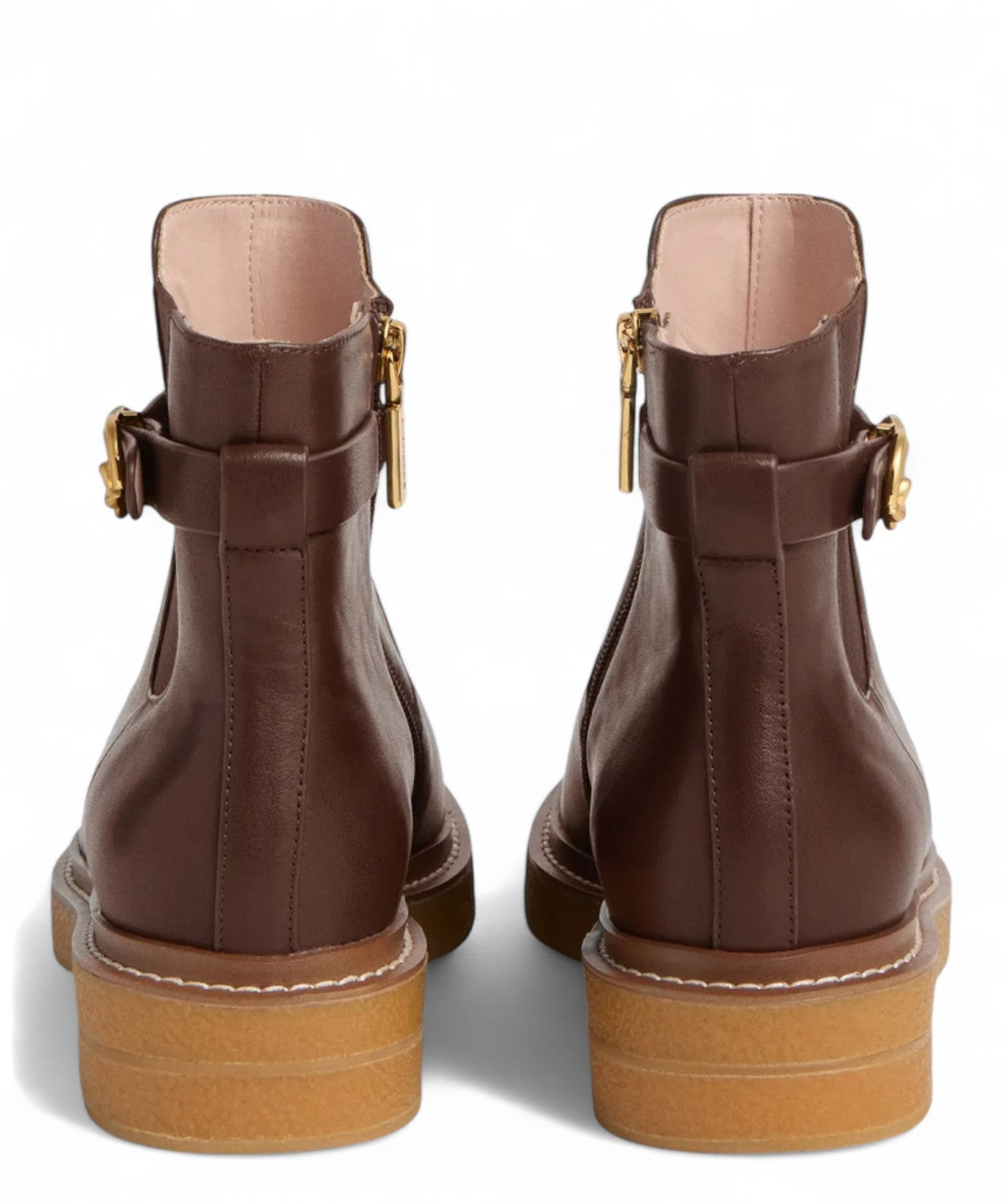 Stivaletti Coccinelle C-Saddle in Pelle Con Cinturino-Coccinelle-Stivali-Vittorio Citro Boutique