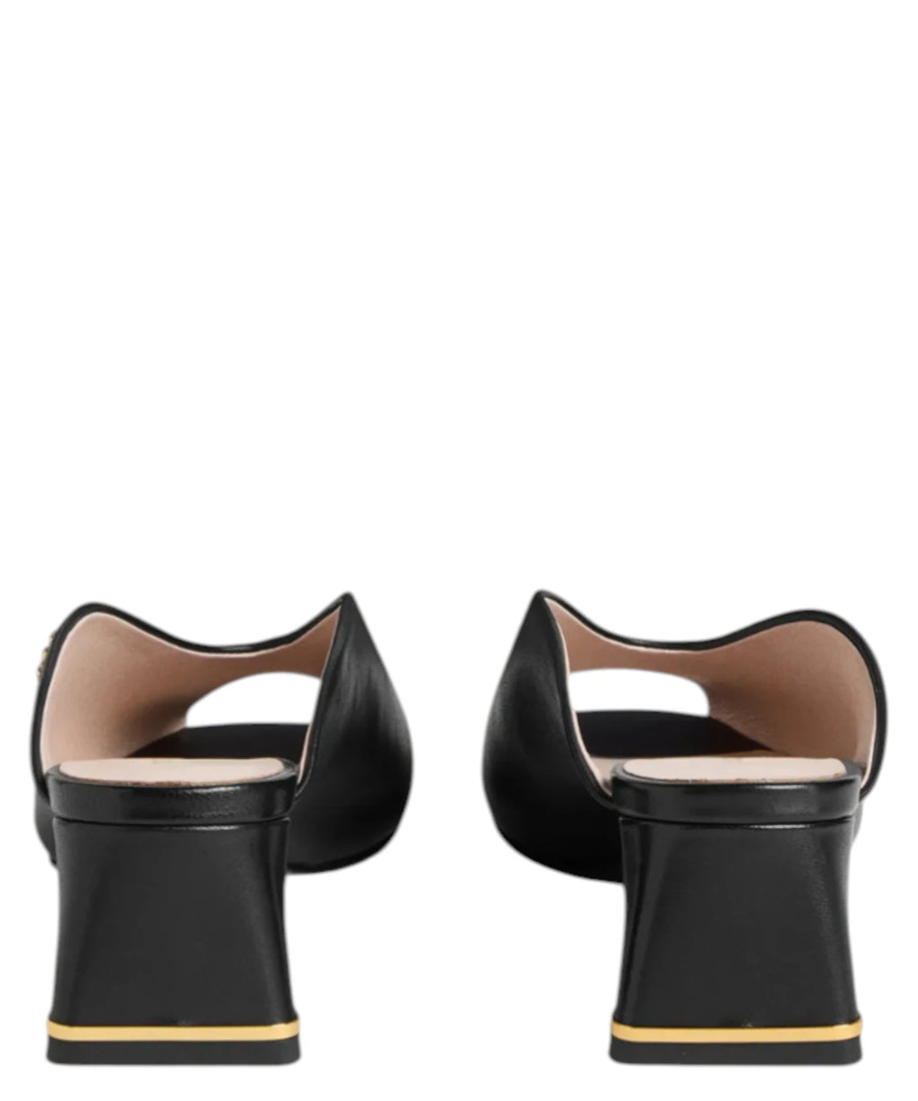 Sandales Coccinelle C-Everyday en cuir lisse avec talon chunky