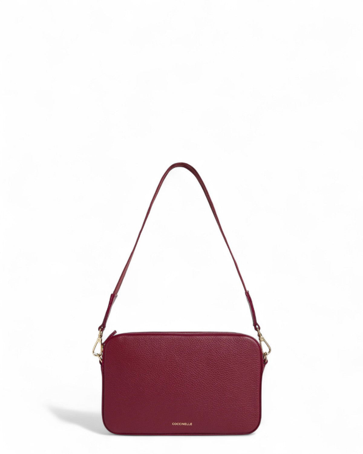 Borsa Tebe a Spalla in Pelle con Grana-Coccinelle-Borse a spalla-Vittorio Citro Boutique