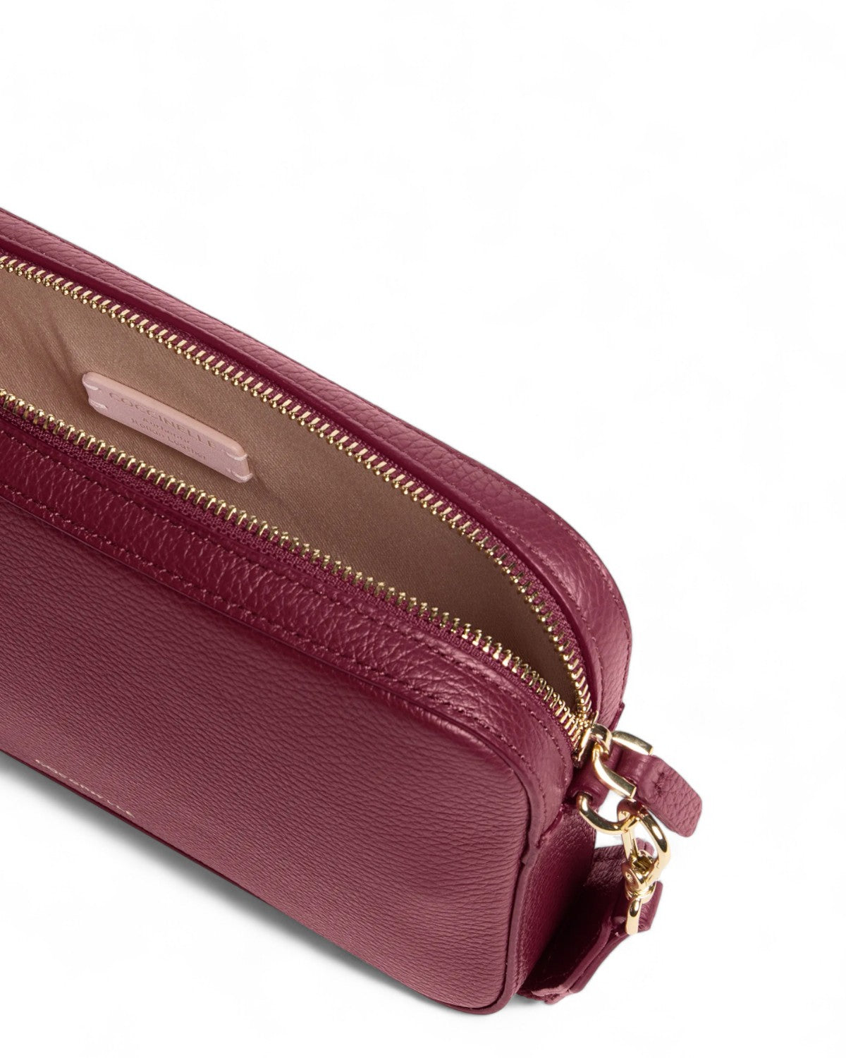 Borsa Tebe a Spalla in Pelle con Grana-Coccinelle-Borse a spalla-Vittorio Citro Boutique