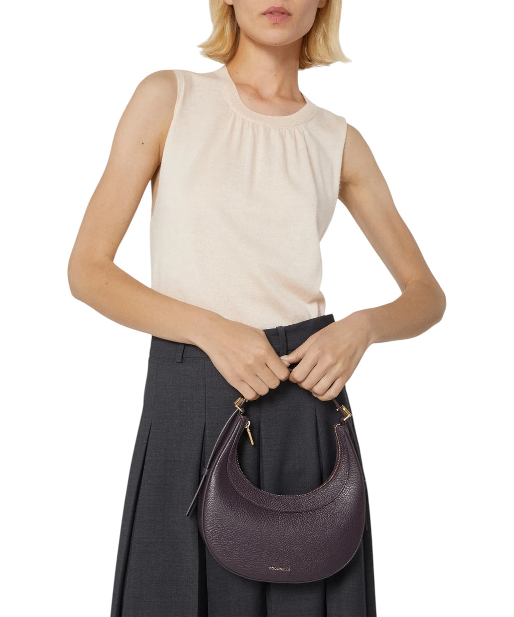 Sac Coccinelle Whisper Mini en cuir avec bandoulière