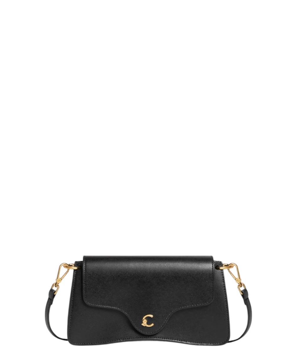 Sac Coccinelle C-Me Mini en cuir lisse avec bandoulière