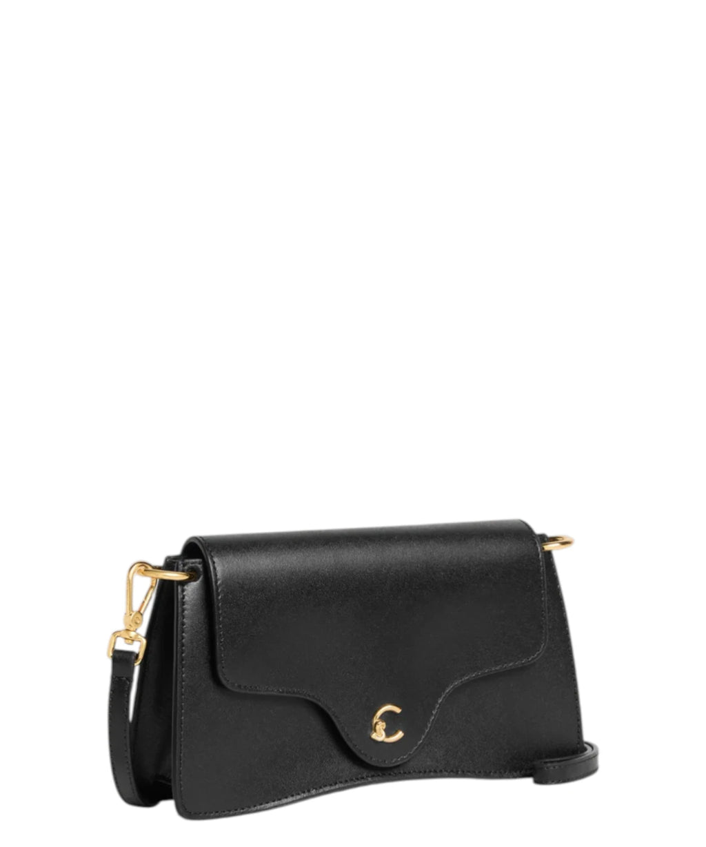 Sac Coccinelle C-Me Mini en cuir lisse avec bandoulière