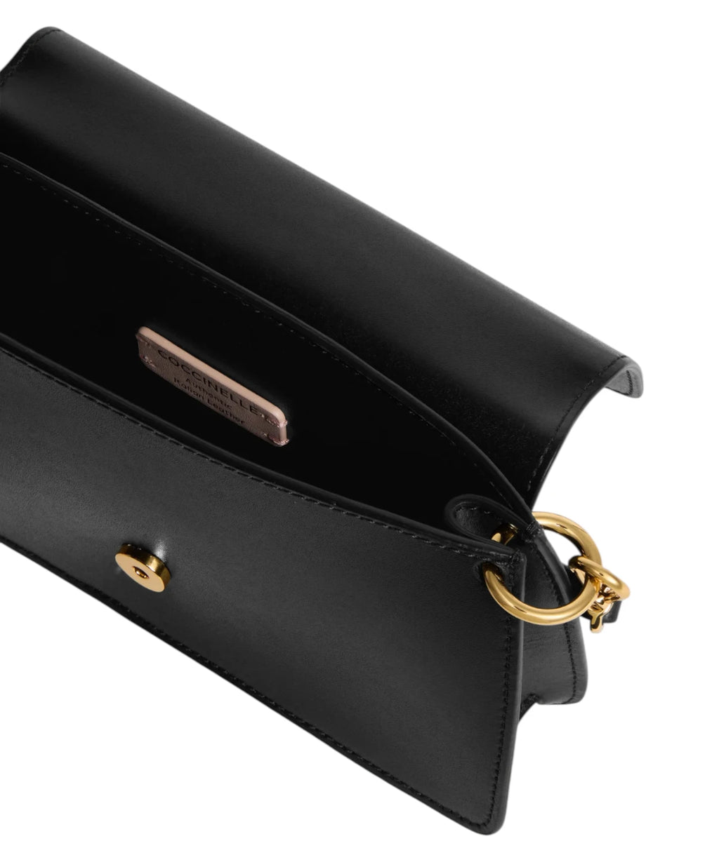 Sac Coccinelle C-Me Mini en cuir lisse avec bandoulière