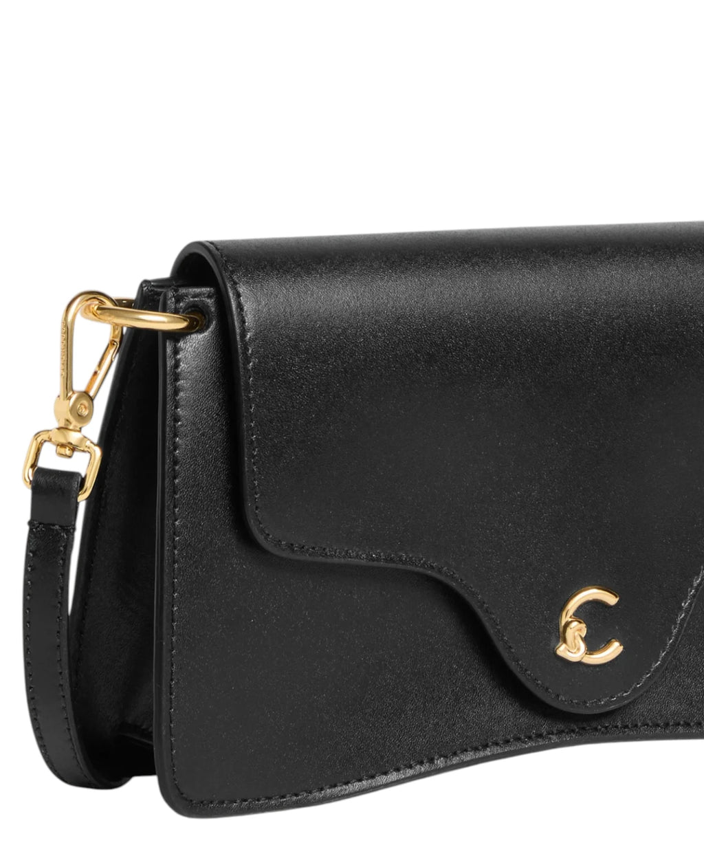 Sac Coccinelle C-Me Mini en cuir lisse avec bandoulière