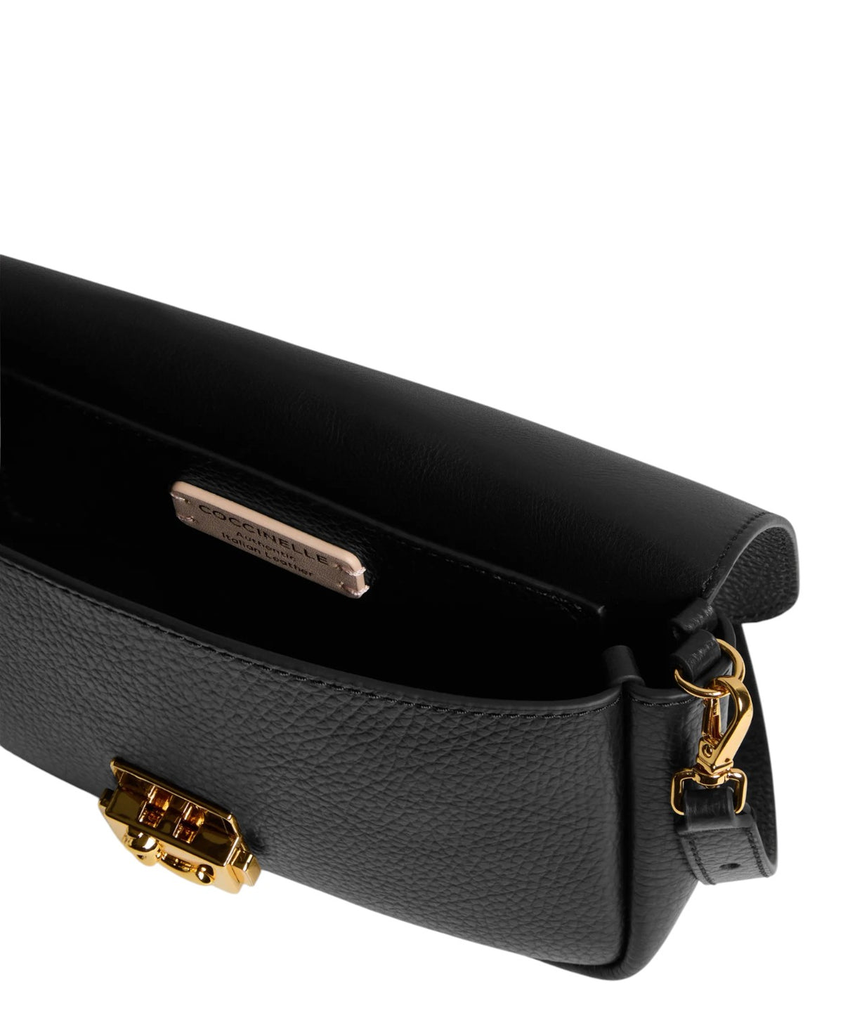 Coccinelle C-Me Lock Mini en cuir avec bandoulière