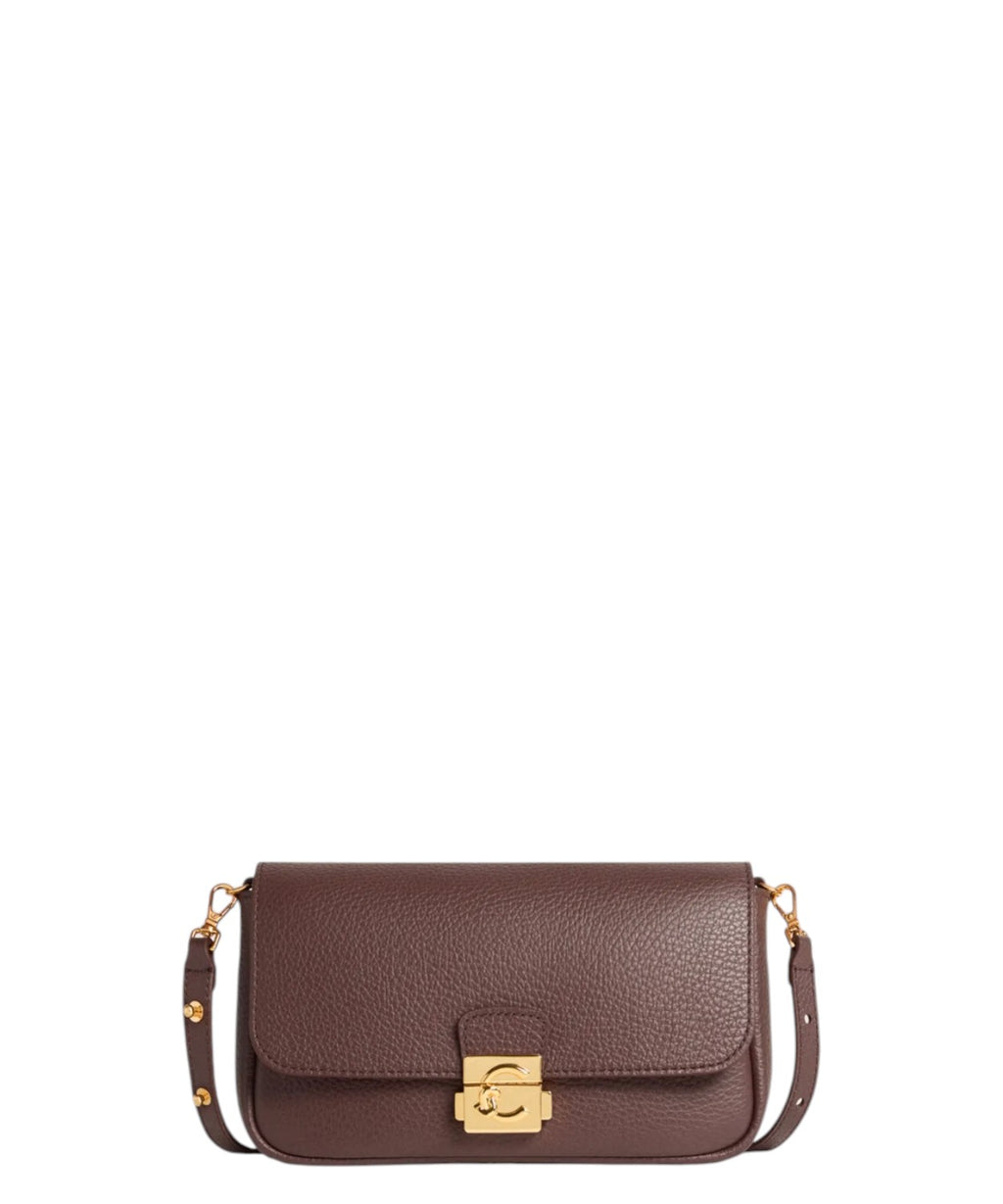 Coccinelle C-Me Lock Mini en cuir avec bandoulière