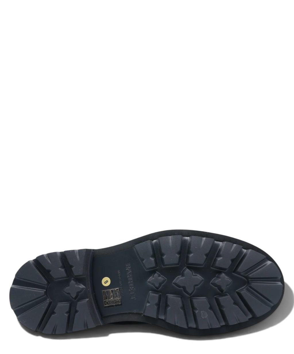 Stringata Brogue Uomo in Pelle Polished Nera