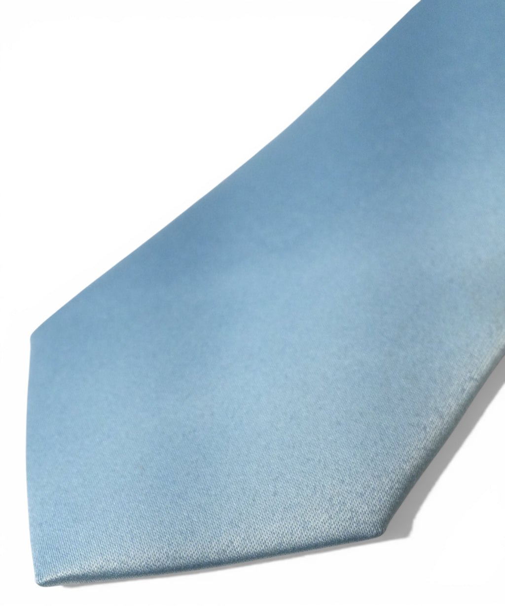 Cravate Classique Unie Bleu Ciel