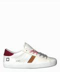 Sneakers D.A.T.E. Hill Low Vintage Calf Ivory/Red