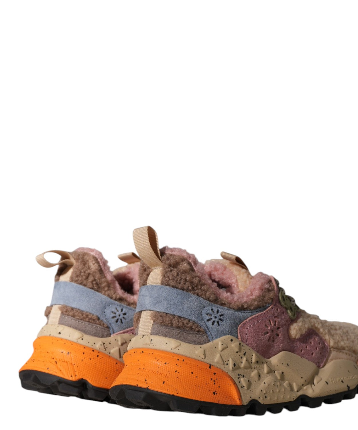 Sneakers Flower Mountain Kotetsu con Inserti in Teddy