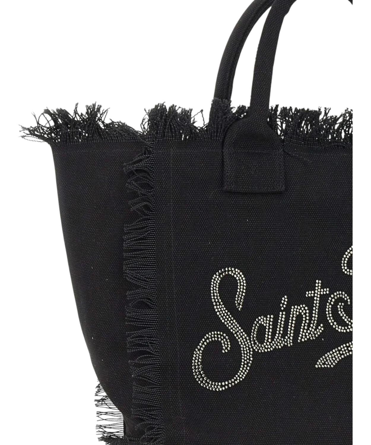 MC2 Saint Barth Sac Vanity en toile avec logo strass