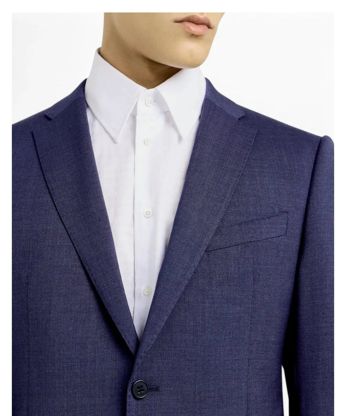 Abito Slim Fit in Fresco Lana Natural Stretch-Emporio Armani-Abiti-Vittorio Citro Boutique