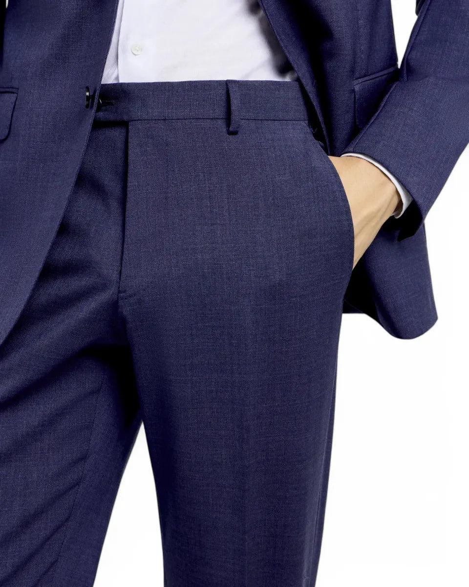 Abito Slim Fit in Fresco Lana Natural Stretch-Emporio Armani-Abiti-Vittorio Citro Boutique