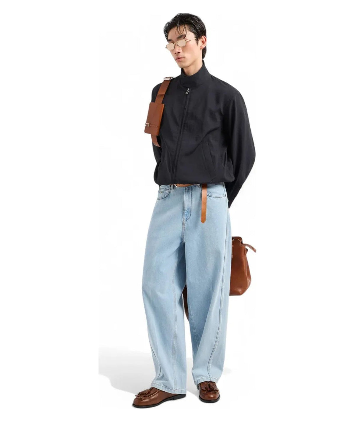 Blouson in Nylon Seersucker Leggero con Zip-Emporio Armani-Giacche-Vittorio Citro Boutique