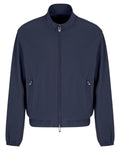 Blouson Full Zip in Nylon Stretch Effetto Canneté-Emporio Armani-Giacche-Vittorio Citro Boutique