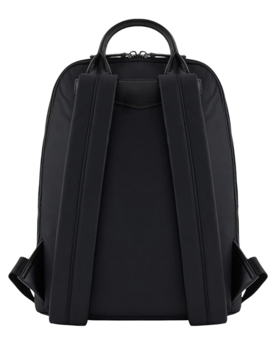 Zaino in Nylon Riciclato con Dettagli in Pelle Rigenerata-Emporio Armani-Zaini-Vittorio Citro Boutique