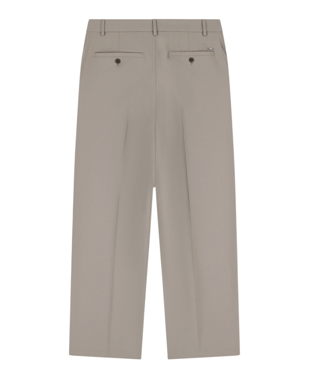 Pantalon homme en laine vierge fraîche élégant