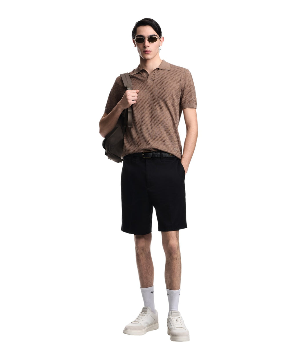 Polo Emporio Armani Homme en Mélange Lyocell