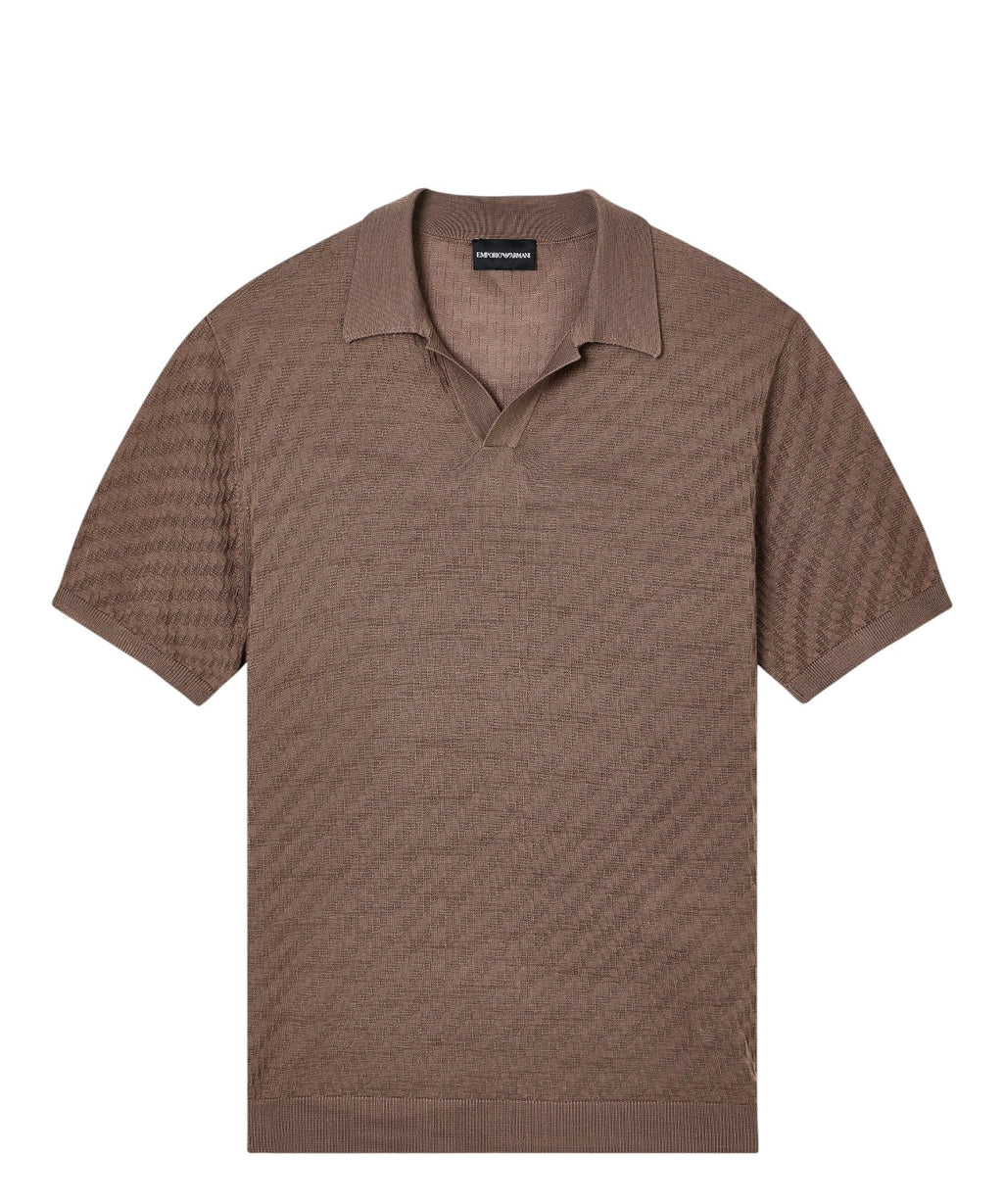 Polo Emporio Armani Homme en Mélange Lyocell
