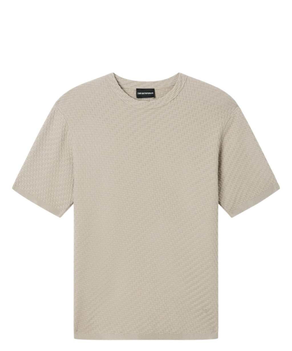 T-shirt homme Emporio Armani avec motif en relief