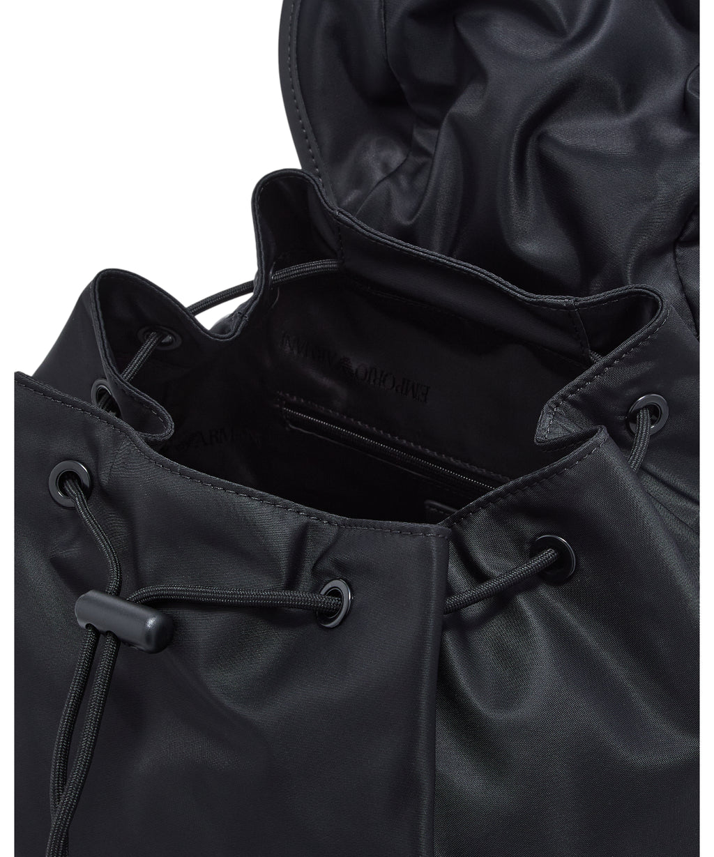 Sac à dos Emporio Armani en nylon et cuir régénéré