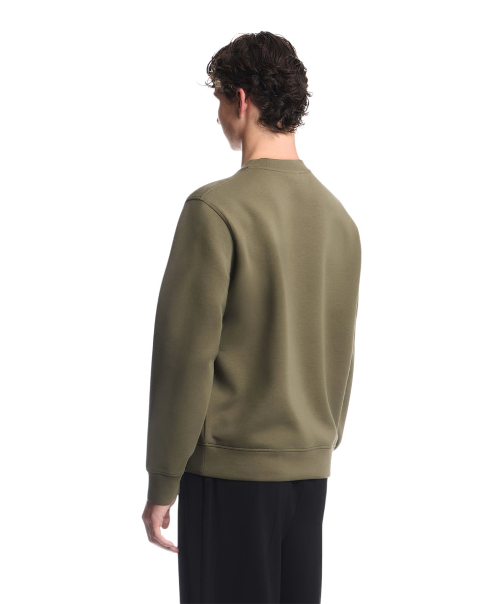 Felpa Armani Uomo Essentials in Jersey Stretch